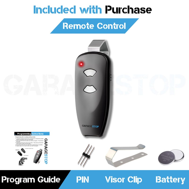 GARAGE STOP 1 for Marantec Harrison Martin M3-2312 315 MHz 2-Button Garage Door Opener Remote Replacement Program Pin, Compatible with Marantec Garage Door Keypad - Image 4